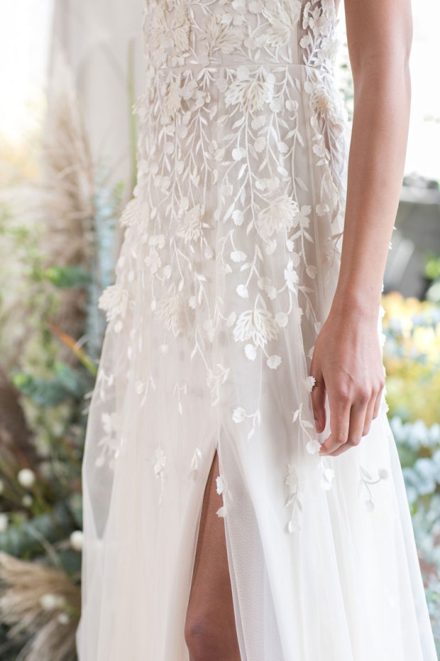 english lace wedding dress