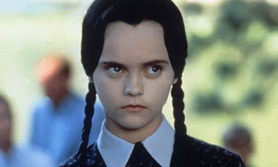 Christina Ricci as Wednesday Addams in Addams Family Values.  Photo: RONALD GRANT ARCHIVES