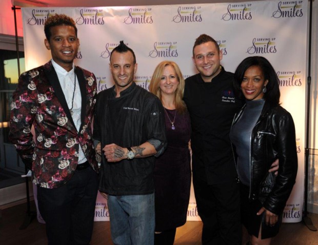 inauguration-presenting-smile-tasting-event-with-chef-roble-chef-barret-beyer-giselle-miller-vp-of-events-chef-chris-nirschel-and-michele-hall-duncan-executive- Director